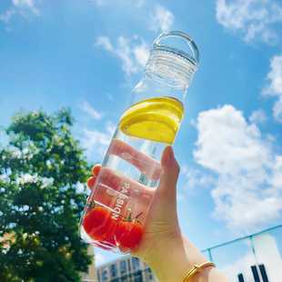 2025高颜值学生上学专用 夏日大容量水杯运动太空塑料杯子女新款