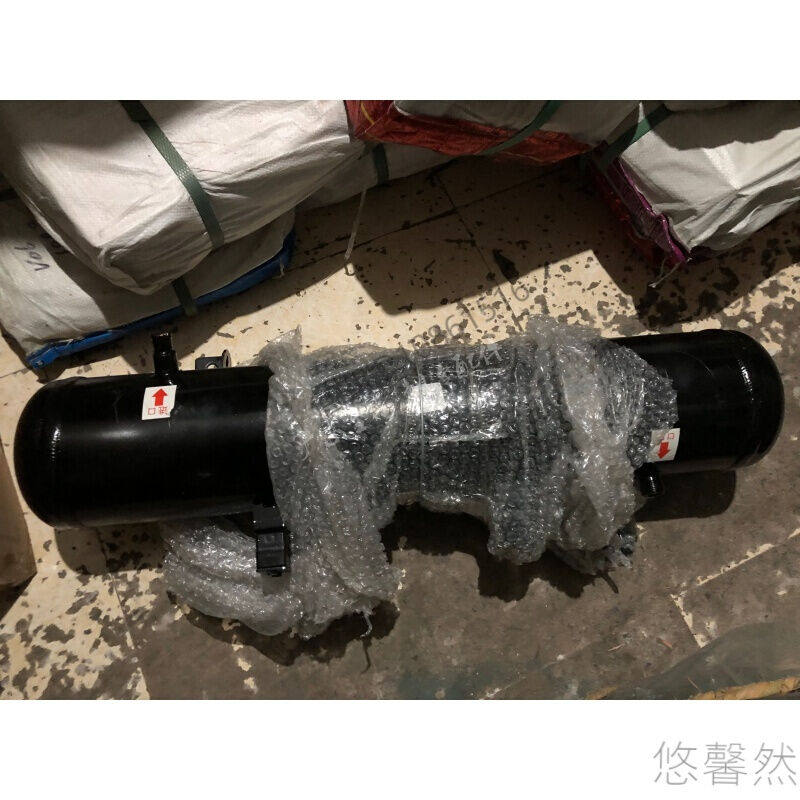 4匹空调冷库制冷机组卧式储液器储液罐子储液瓶贮液瓶10升