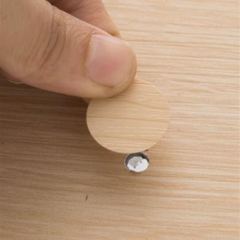 家具柜圆型粘墙木纹洞孔深灰衣柜螺丝孔贴纸圆螺家遮丑盖I象牙白,家居饰品,软装墙贴,淘宝优惠券,粉丝福利购,淘宝优惠卷