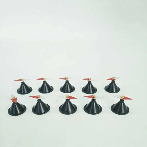 菱形小磁针 10个16个 带支架 指南针指北针 自制小磁针 物理磁学