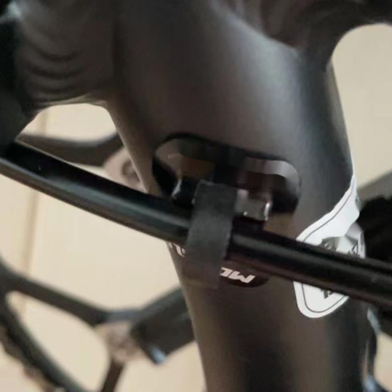 自行车线管固定座 山地车刹车变速线管3MM过线器公路车卡扣导线板