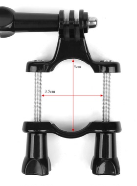 适用于ForGoPro7配件Hero5/4单车管夹小蚁4k相机固定支架自行车把