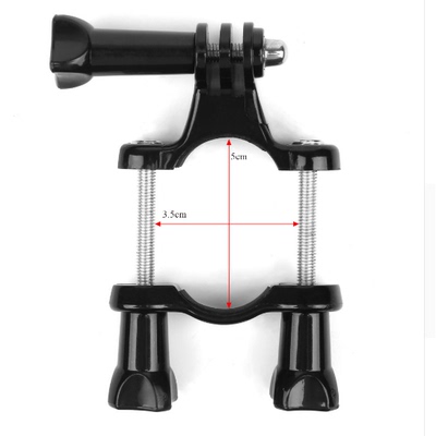 适用于ForGoPro7配件Hero5/4单车管夹小蚁4k相机固定支架自行车把