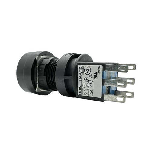 IDEC和泉16MM带灯按钮开关防水圆形HA-C10现货HA1L-M1C14G绿色24V