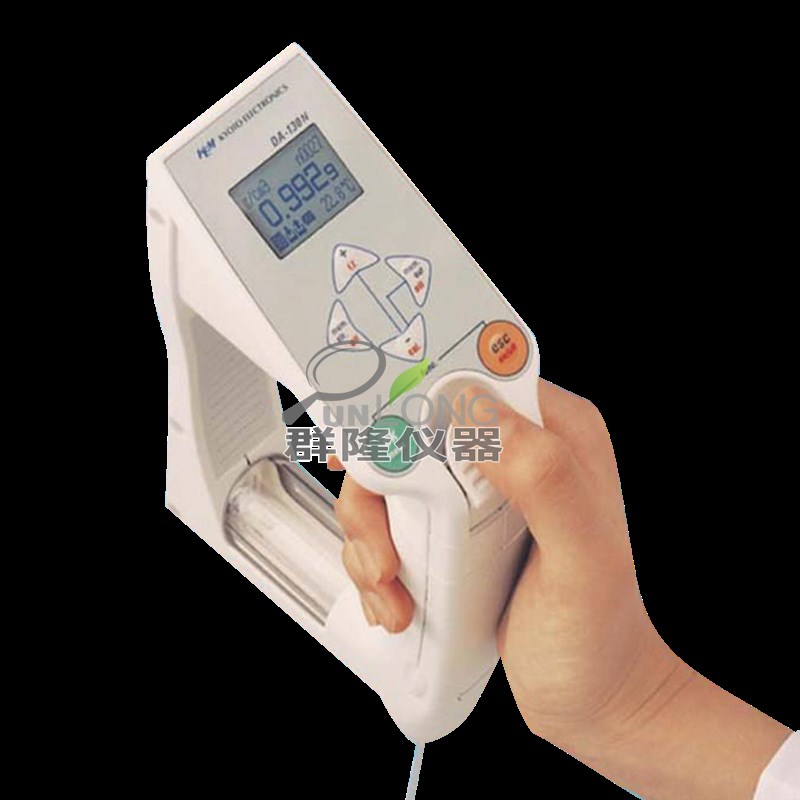 进口京都DA-130N手持型便携式液体密度计石油饮料V溶液电子比重计