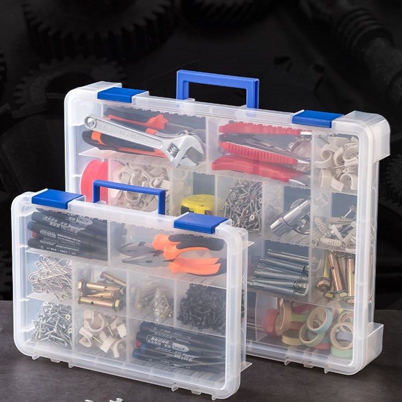 日本进口多格工具零件盒小螺丝配件分类收纳盒电子元件塑料分装箱,办公设备/耗材/相关服务,办公线材,淘宝优惠券,粉丝福利购,淘宝优惠卷
