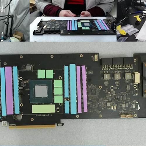 七彩虹RTX3070Ti火神导热垫片 GPU散热升级套件 VULCAN/X散热改装