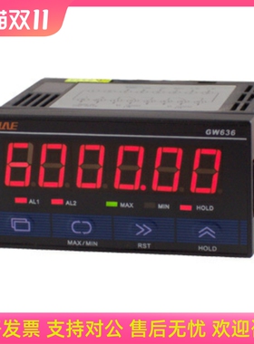 GW636 脉冲表/计数器/转速表/RS485通讯MODBUS协议/电源24V AC/DC