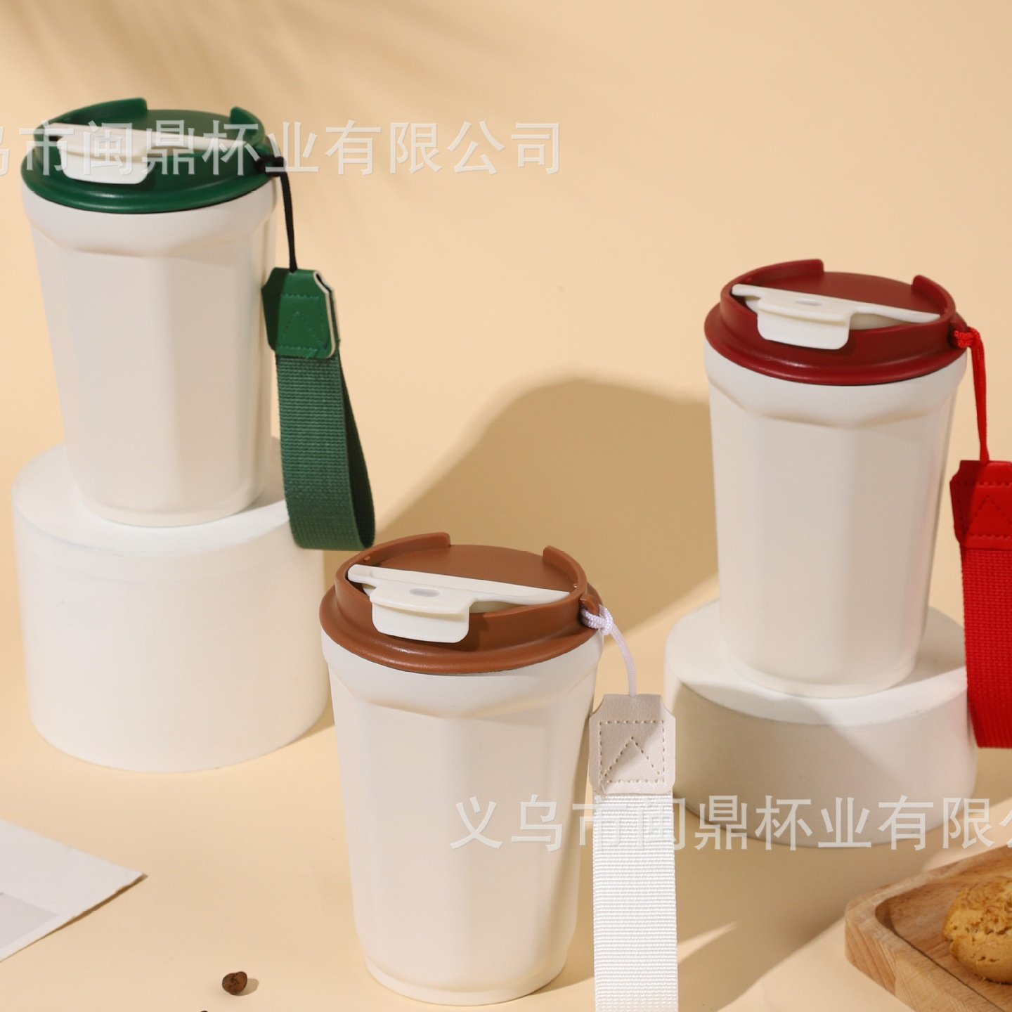 菱形保温杯八角咖啡杯304不锈钢材质带提绳可做logo礼品用品,餐饮具,保冷/保温杯,淘宝优惠券,粉丝福利购,淘宝优惠卷