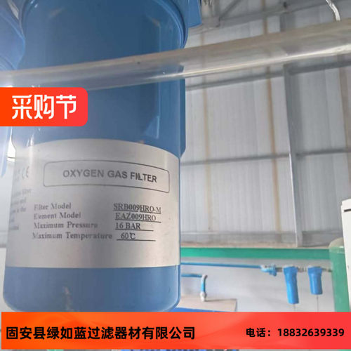 OXYGEN GAS FILTER SRB009HRO-M EAZ009HRO 16BAR 60°C氧气滤芯