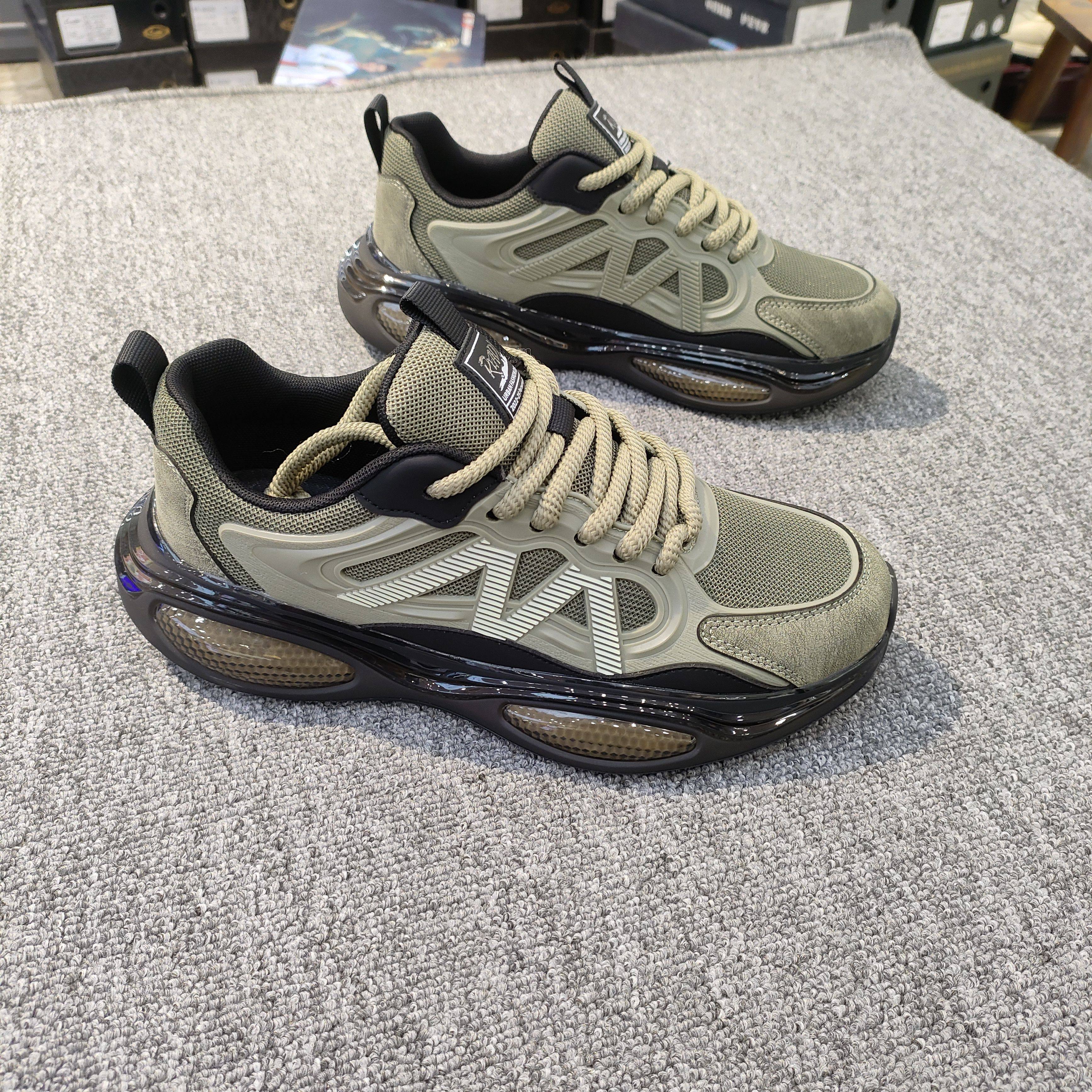 气垫减震轻便爆米花底2025春季新款时尚潮流跑步鞋网面百搭男鞋98,流行男鞋,时尚休闲鞋,淘宝优惠券,粉丝福利购,淘宝优惠卷