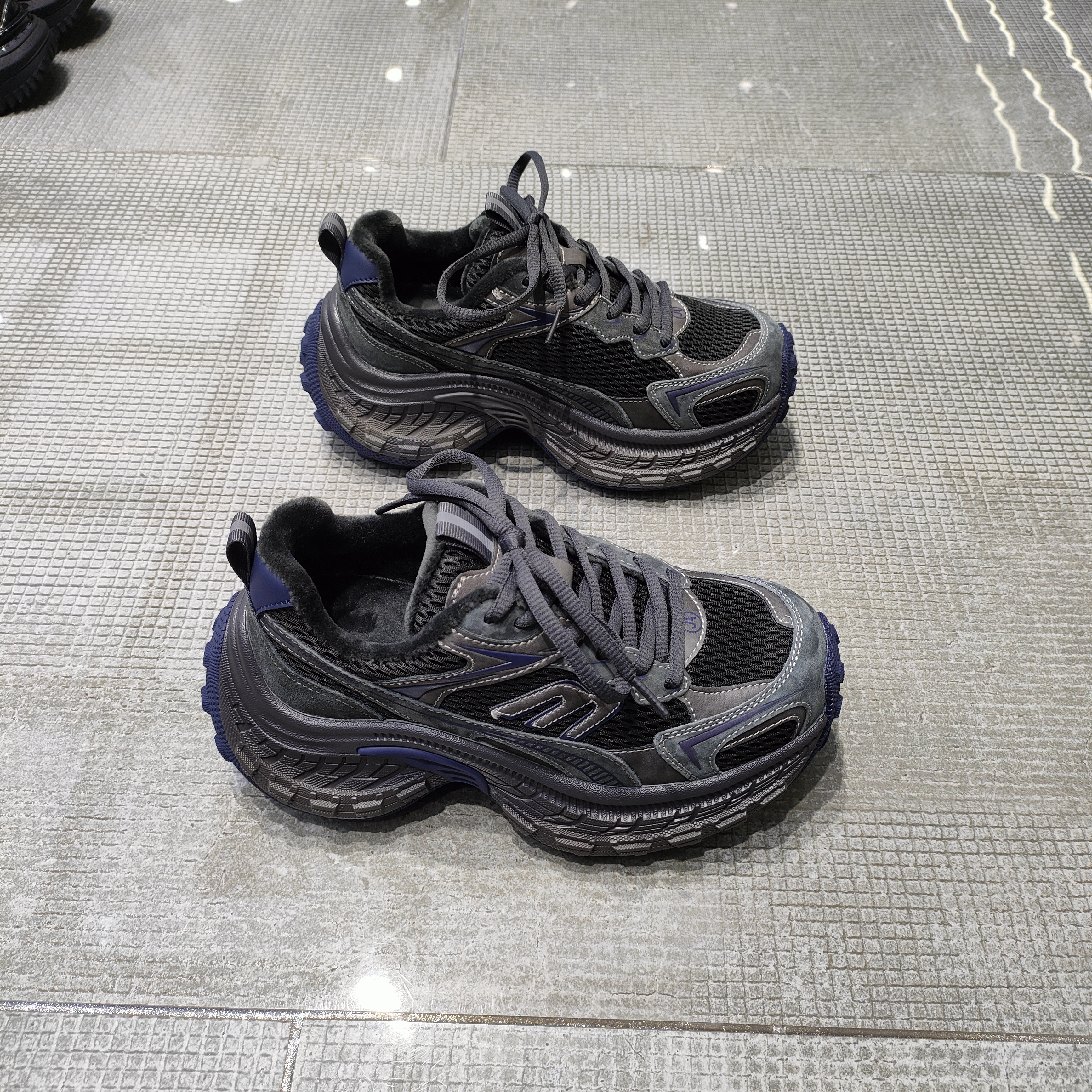 赵露思同款厚底增高老爹鞋