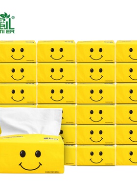 本色纸官网班布颁布抽纸巾卫生纸餐巾纸整箱批家用实惠装本色