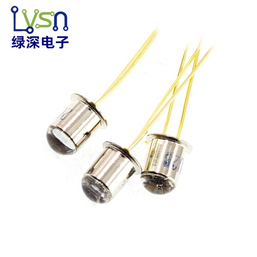 2CU2B硅光敏二极管 硅光敏接收管 光控电路 晶体管880nm 金属封装
