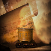 庆松堂苏工铜炉名家胡庆松制永受嘉福印香炉紫铜熏炉收藏打篆熏香