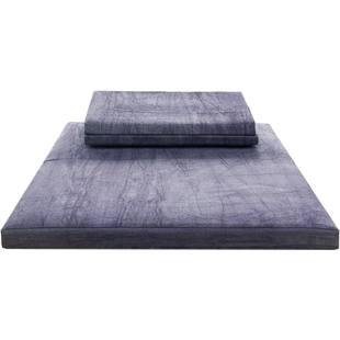 纯曼棉麻打坐垫家用禅修垫冥想垫加厚静坐垫高弹椰棕蒲团扎染工艺