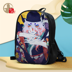 动漫 怪化猫 卖药郎 金 二次元学生书包双肩包背包旅行包谷子周边
