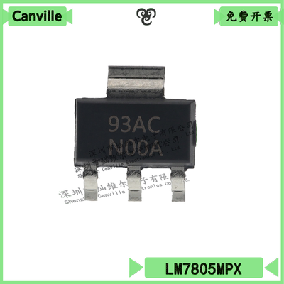 LM7805MPX 340MP SOT-223 N00A 1.5A 30V线性稳压器 贴片美国德州