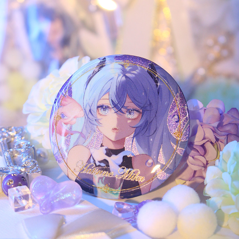 原创同人授权深海初音MIKU双动漫挂件/文具