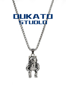 钛钢男女土酷项链不褪色不过敏