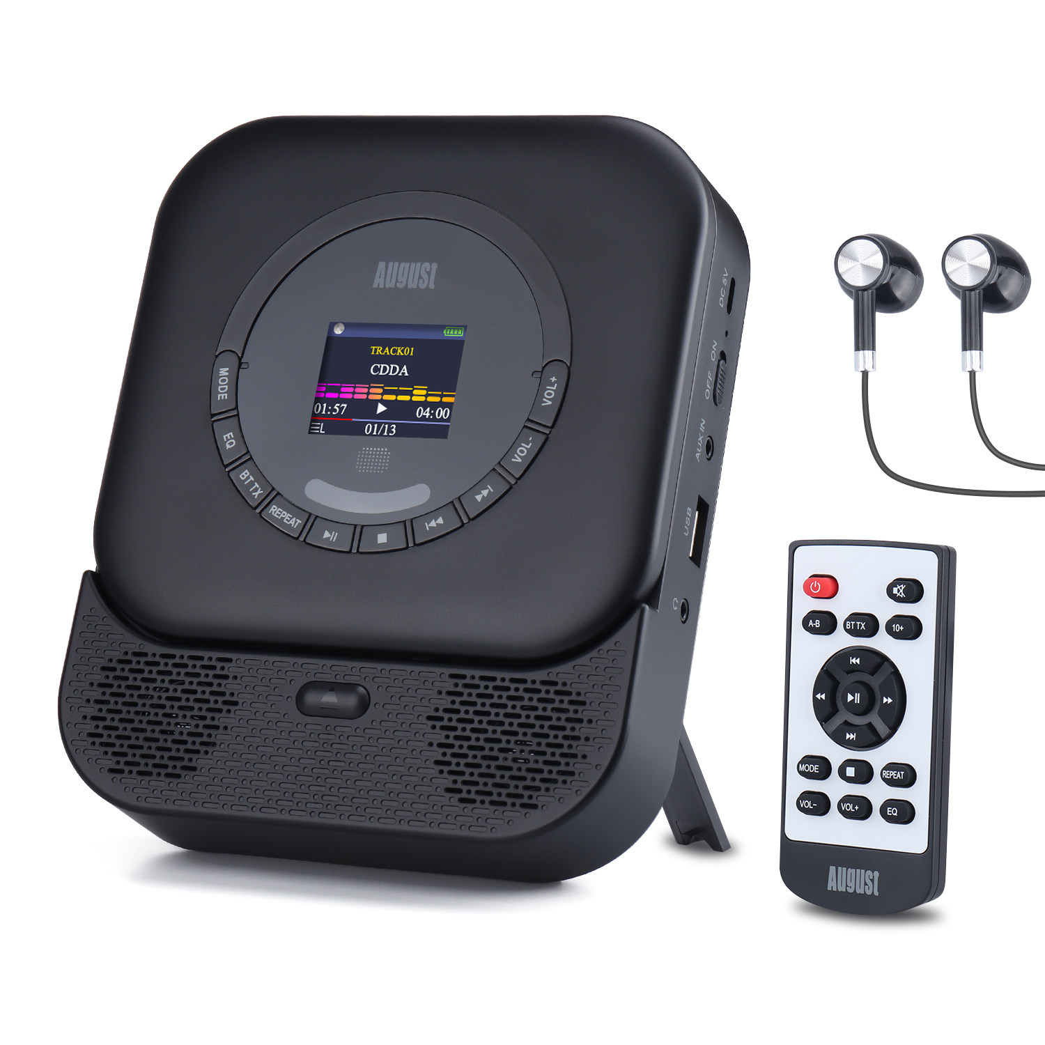英国便携式 CD 和 MP3 播放器 SE15B 带蓝牙和遥控器