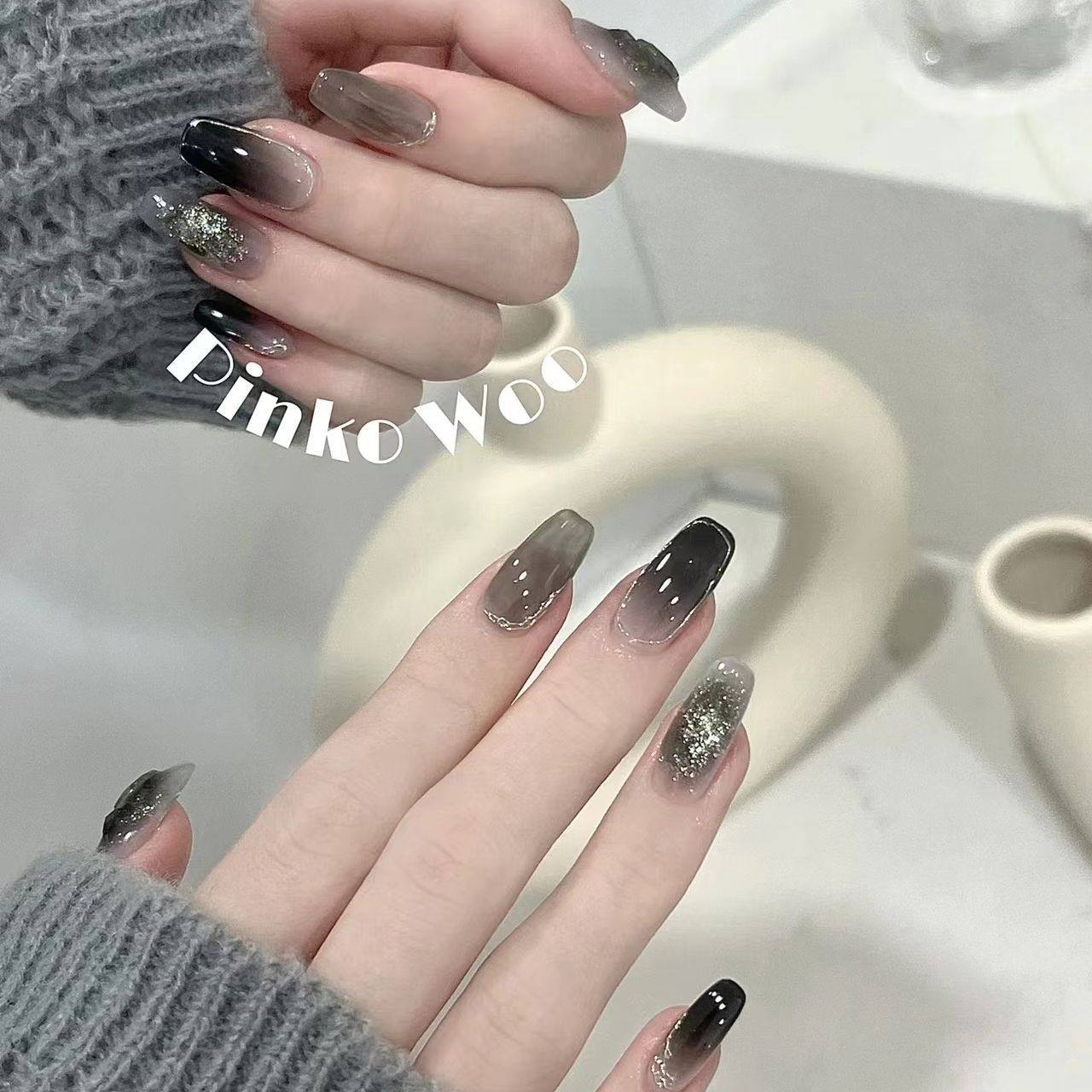 纯手工穿戴甲美甲轻奢款高级感2025新款指甲贴片成品短款中长款,彩妆/香水/美妆工具,美甲工具,淘宝优惠券,粉丝福利购,淘宝优惠卷