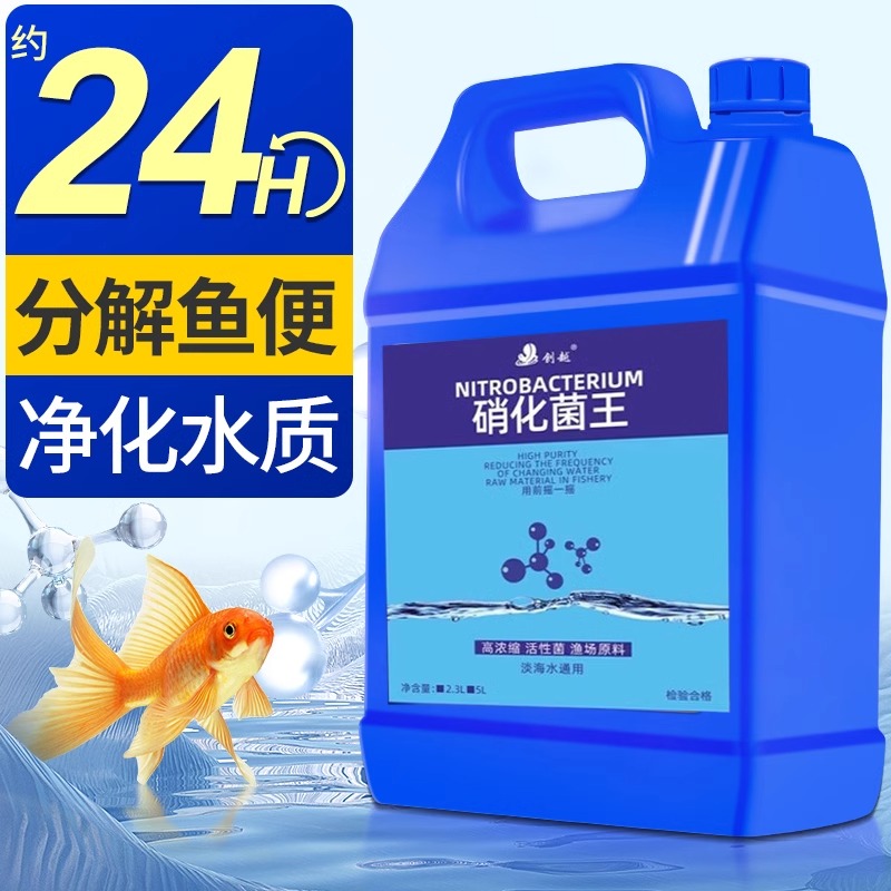 德国硝化细菌鱼缸专用除藻剂消化活菌稳定剂水质清澈剂过滤净水剂