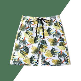 大码 沙滩裤 可下水速干海边海滩度假冰丝五分短泳裤 新款 男2026夏季