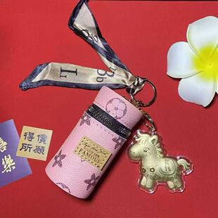 2026足金999黄金花筒钱包马上有钱送朋友礼物挂件20mg