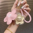 水贝足金999黄金有钱花手机链钥匙扣包包挂件新婚佳节送礼