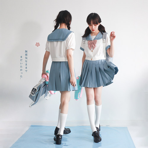 （现货）仲春二四 水竺女子 长袖水手服中间服夏服套装 - 封面