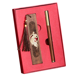 书签可定制来图刻字木质古典中国风黄铜镂空高档古风精致高级感文创礼品金榜题名毕业季奖励学生教师节送老师