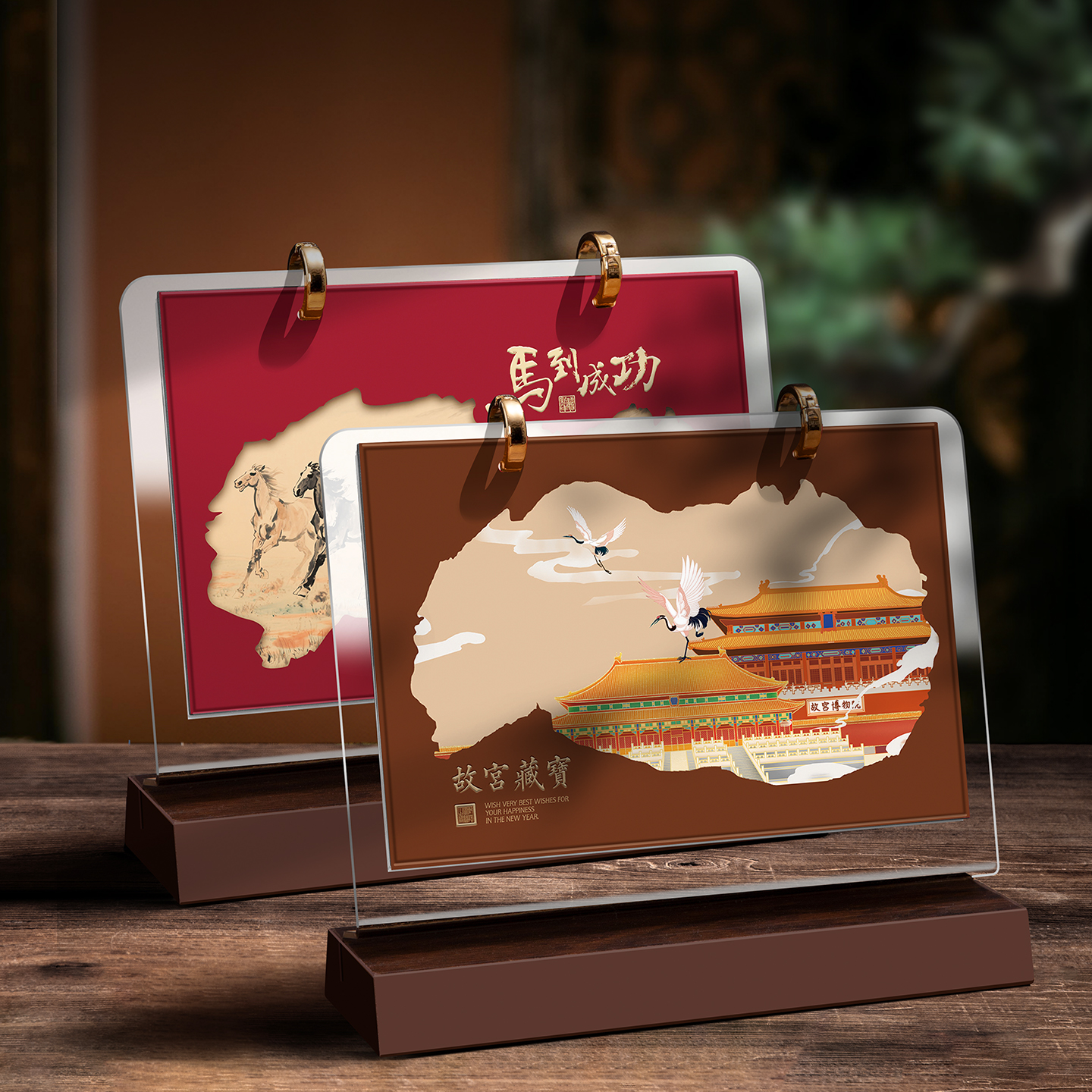 亚克力桌面台历2026新款日历定制