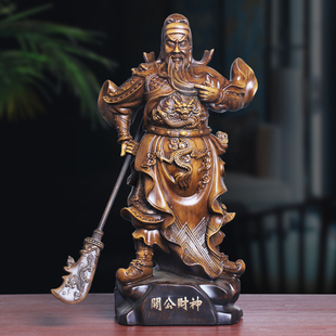 关公像供奉神像招财摆件客厅店铺关二爷财神爷佛像武财神关羽雕像
