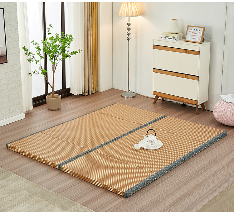 沁眠折叠榻榻米垫子可定制麻棕护腰床垫打地铺睡垫日式地垫硬床垫