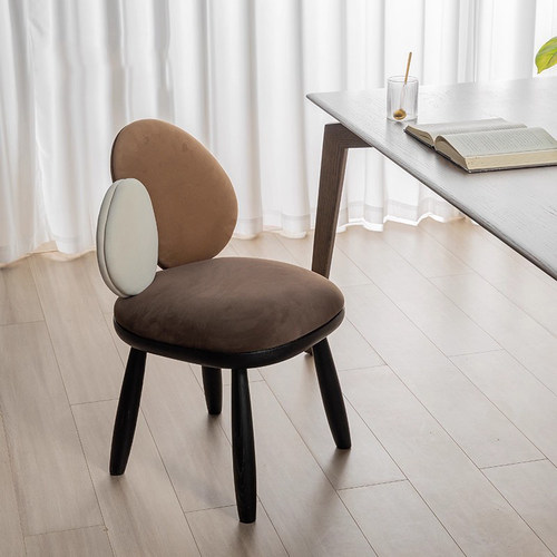 现代简约实木餐椅设计师咖啡厅椅