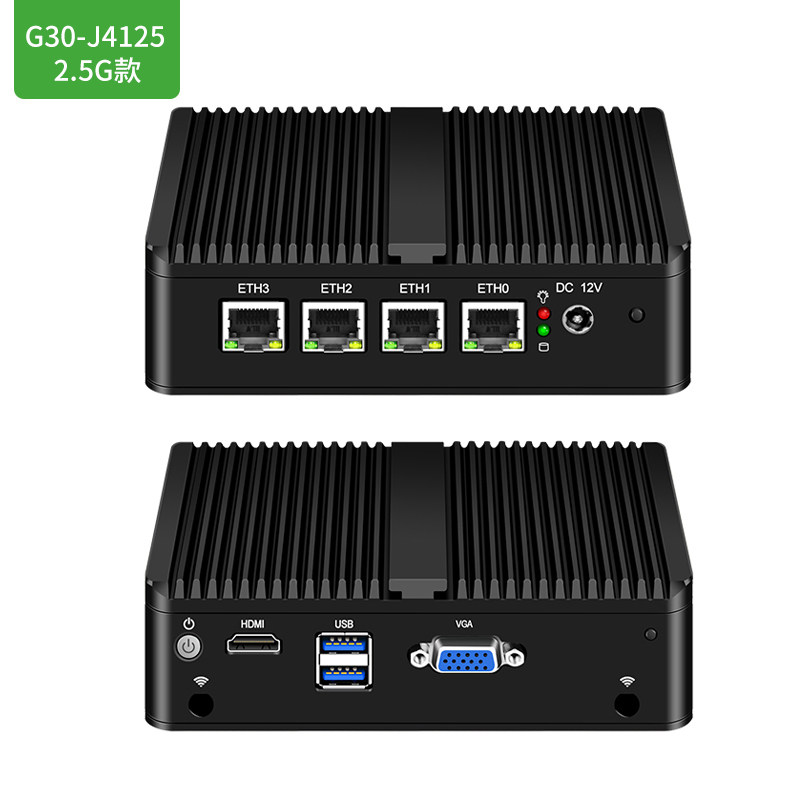 倍控四核N5105软路由J4125四网2.5G千兆网卡2500M工控机网络服务器N4000双核4K高清Linux小主机电脑debian使用感如何?