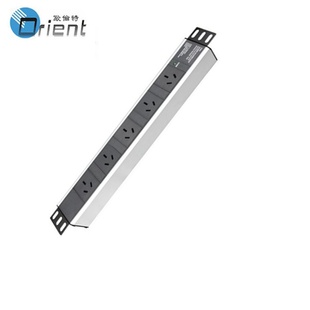 供应5位屏蔽箱排插国标三扁 16A澳标 带电源指示灯PDU机柜插座10A