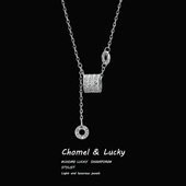 「小蛮腰」s999纯银项链轻奢小众设计高级感锁骨链送朋友生日礼物