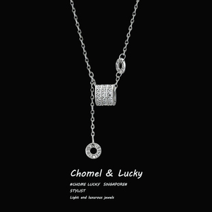 「小蛮腰」s999纯银项链轻奢小众设计高级感锁骨链送朋友生日礼物