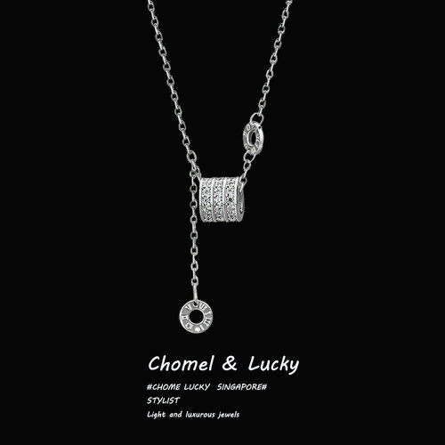 爆闪满钻「小蛮腰」项链