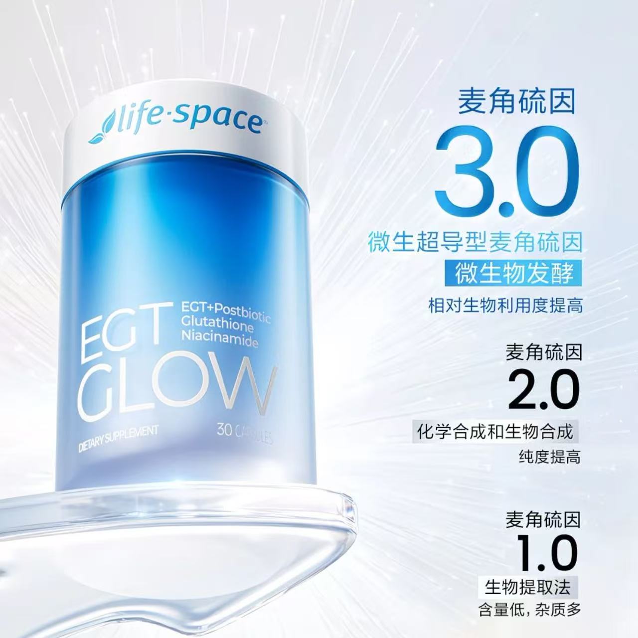 LifeSpace益倍适蓝钻时光瓶PQQ
