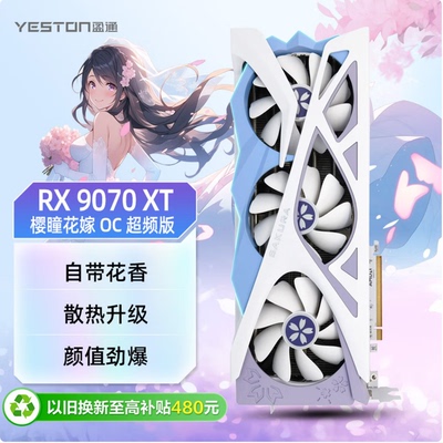 盈通RX9070XT16GD6OC显卡