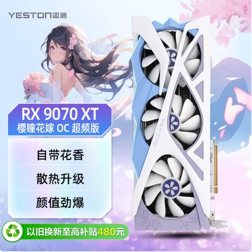盈通RX9070XT16GD6OC显卡