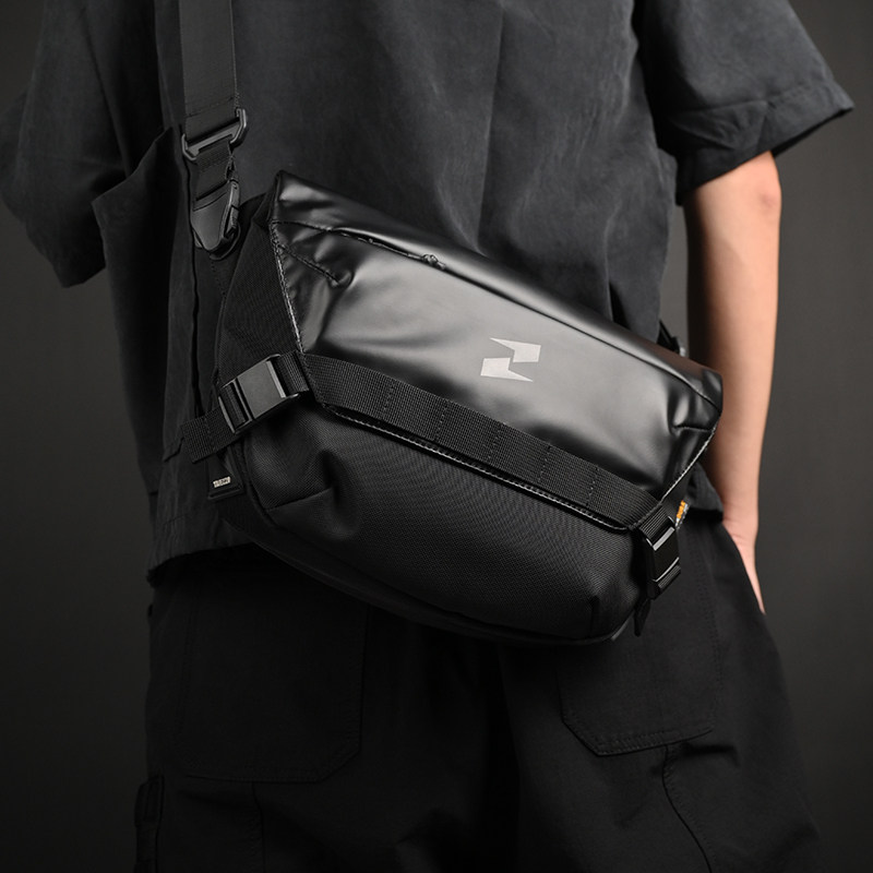 TAJEZZO探迹者潮牌斜挎包男士运动通勤单肩包机能骑行挎包男包N6S