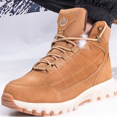 冬季皮毛一体纯羊毛防滑雪地靴