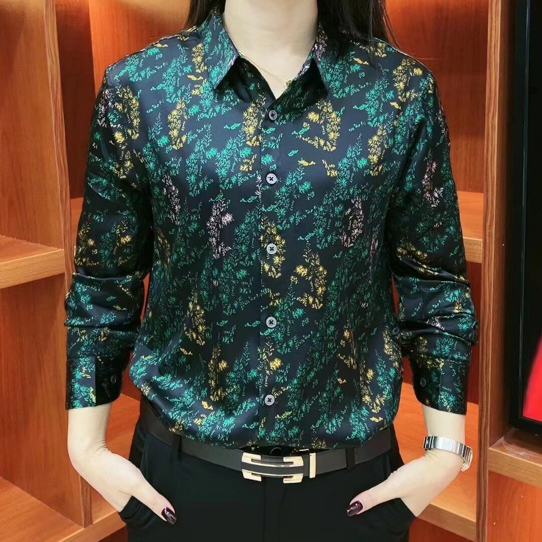 布郎男装LIAOBS桑蚕丝新