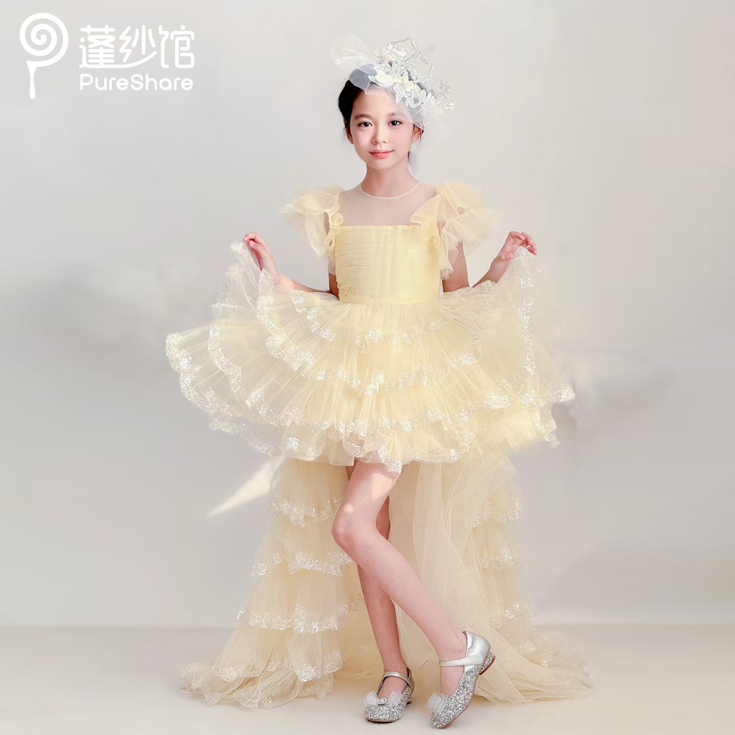 pureshare蓬纱馆女童礼服公主裙
