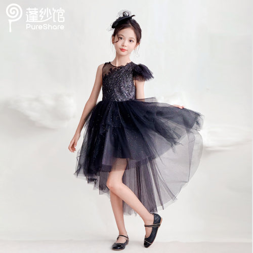 pureshare蓬纱馆女童礼服裙走秀