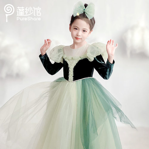 pureshare蓬纱馆女童公主礼服裙